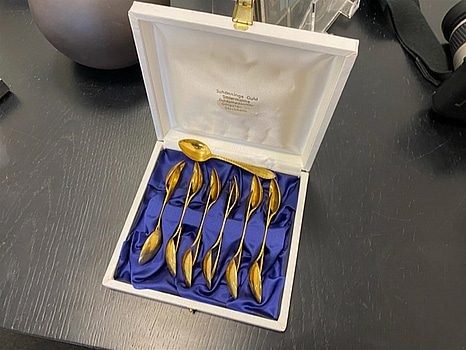 2 st. Teskedset, vintage