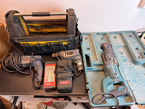 Avståndsmätare, tigersåg m.m.