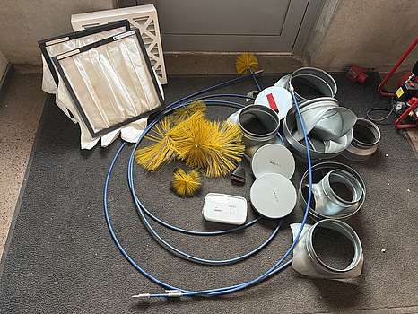 Ventilationsrengöringsutrustning