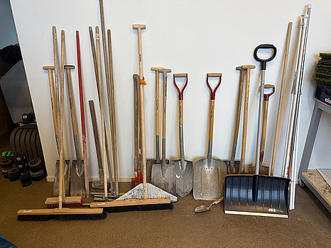 Spadar, borstar m.m.