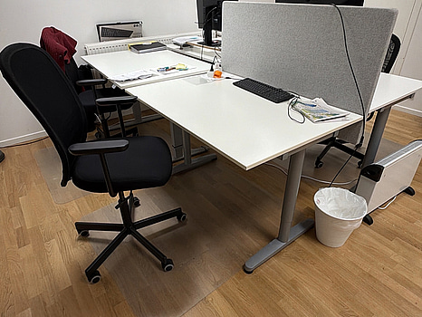 Kontorsbord med kontorsstol 120x80cm inklusive kontorsstol