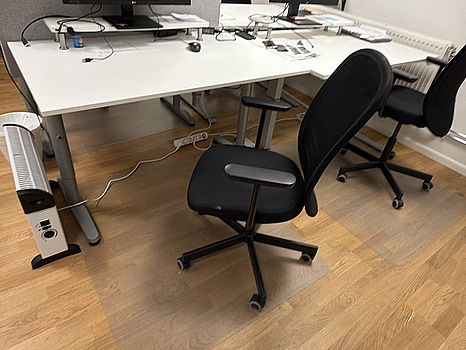 Kontorsbord med kontorsstol 120x80cm inklusive kontorsstol