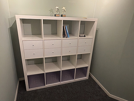 Bokhylla hylla 149x39,5 cm, vit