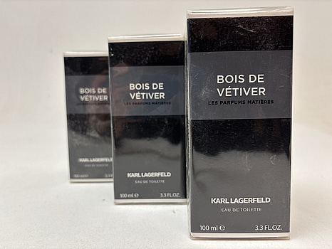 3 st. Parfym Bois De Vétiver á 100 ml
