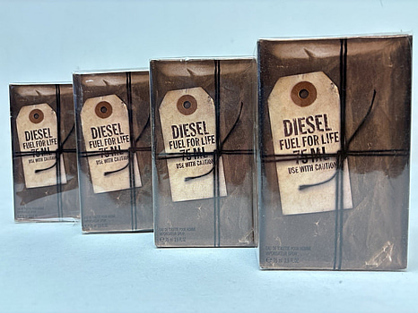 4 st. Parfym Diesel Fuel For Life á 75 ml