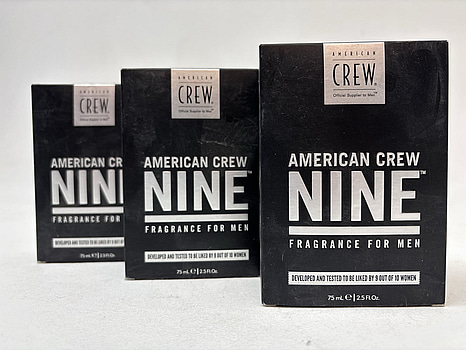 3 st. Parfym American Crew NINE For Men á 75 ml