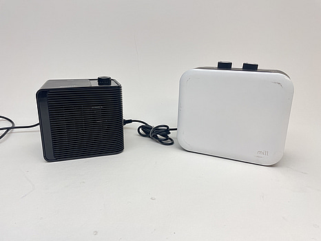 2 st. Kompakta värmefläktar, olika märken