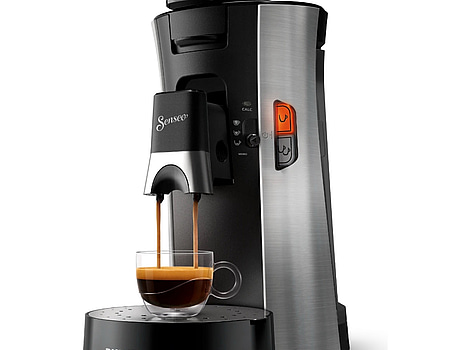 Kaffe kapselmaskin Senseo, CSA250/11 Select, stål