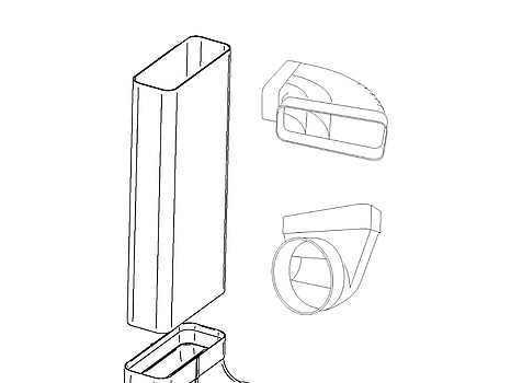Utluftskanalsats Eico, Eico5778