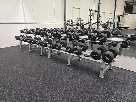 Hantelställ med hantlar 10-40kg