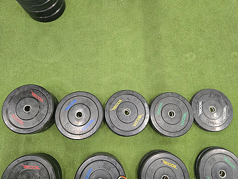 Viktpaket bumperplates 5-25 kg