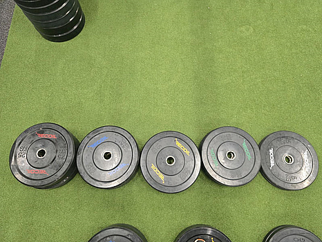 Viktpaket bumperplates 5-25 kg