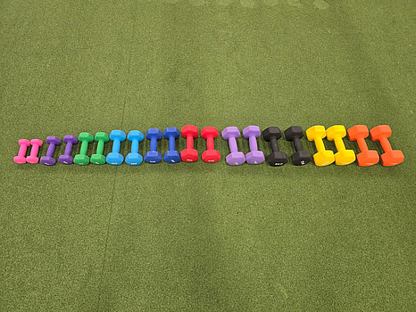 Hantelpaket Neoprenhantlar 1-10kg