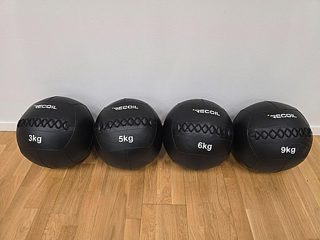 4 st. wallballs 3-9 kg Recoil