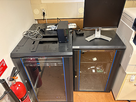 2 st. Serverrack inkl. server