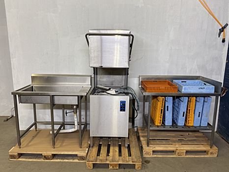 Diskmaskin Wexiodisk WD2121030 WD-6C, inklusive 2 st. arbetsbänkar