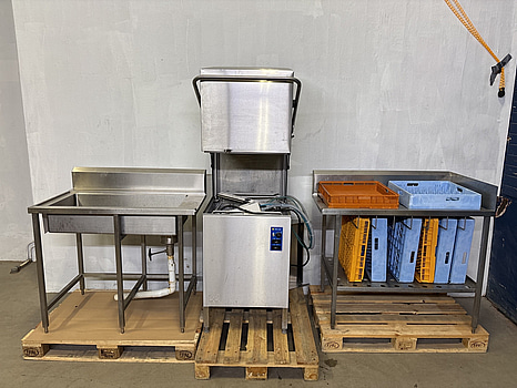 Diskmaskin Wexiodisk WD2121030 WD-6C, inklusive 2 st. arbetsbänkar