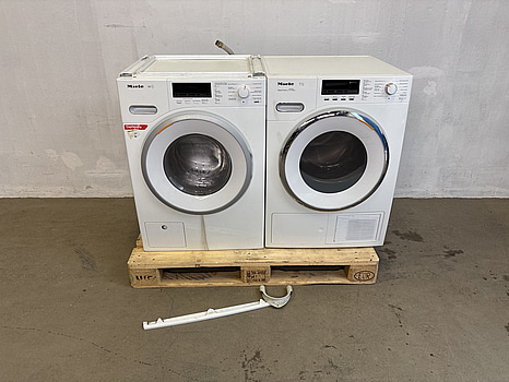 Tvättmaskin & Torktumlare Miele  WMB120 & TMG840WP