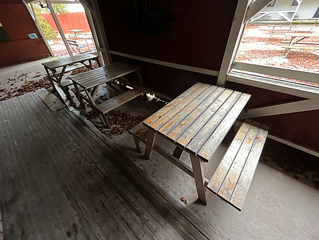 3 st picknickbord i trä – robusta