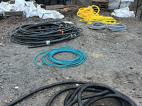 Slang, markslang polytenrör mm parti