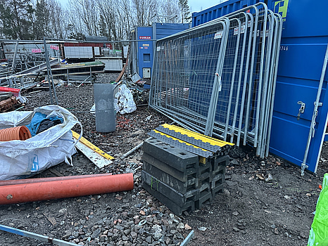 Byggstaket 12 st och 15 st fötter