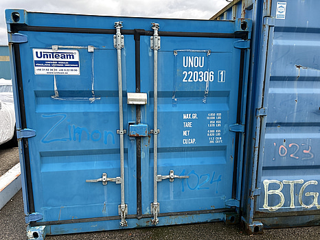 Container 9 fot inkl el och belysning