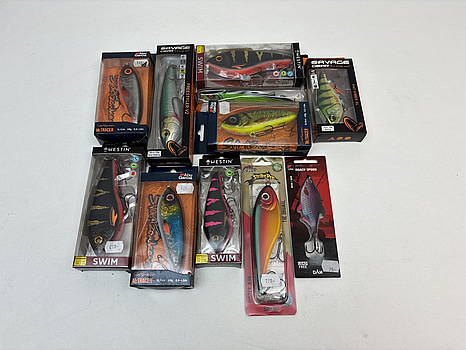 Parti med fiskedrag. Ord. pris inkl. moms: ca 1800 kr.