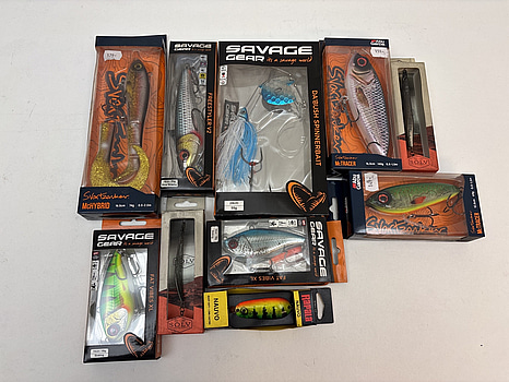 Parti med fiskedrag. Ord. pris inkl. moms: ca 1450 kr.