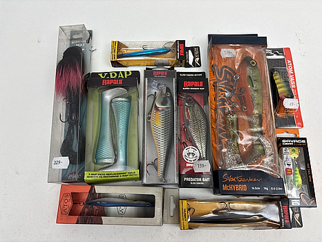 Parti med fiskedrag. Ord. pris inkl. moms: ca 1400 kr.