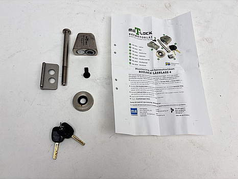 Båtmotorlås M A Trading.