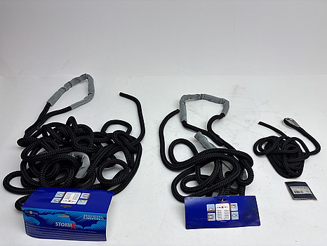 3 st. Förtöjningslinor