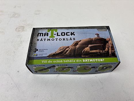 Båtmotorlås Combilock, Riglock.