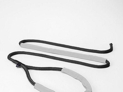 2 st. Förtöjningslina Polyropes, StormX, omkrets 16 mm, 6 m, svart.