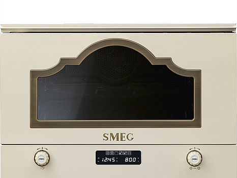 Mikrovågsugn Smeg Creme MP722PO