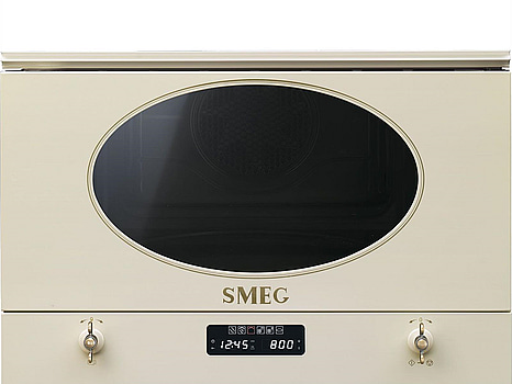 Mikrovågsugn Smeg Creme MP822PO