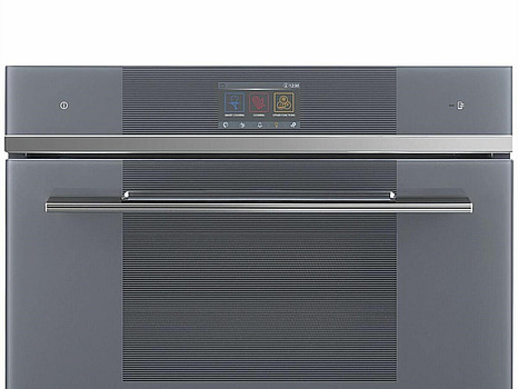 Kombinationsmikrovågsugn Smeg Kompaktugn 45 cm Silver SF4104WMCS