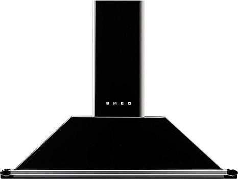 Köksfläkt Smeg Väggmonterad 895 mm Svart Victoria KT90BLE