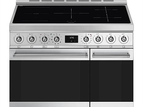 Induktionsspis Smeg 90x60 cm Rostfritt stål Classic C92IPX2