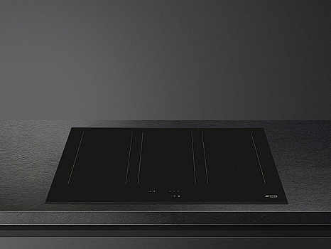 Induktionshäll Smeg 80 cm Svart Classic SIM3864D