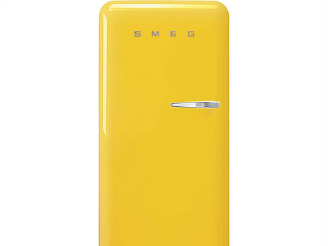 Kylskåp Smeg med frysfack 50's style Gul FAB28LYW5