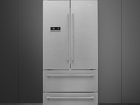 Kyl & Frys Smeg French door Look som liknar rostfritt stål Universiell FQ55FXDE