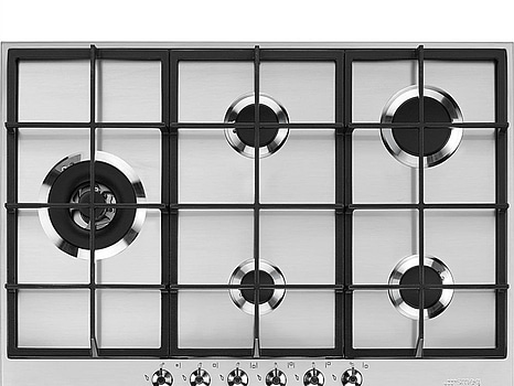 Gashäll Smeg 70/75 cm Rostfritt stål Classic PX375LSA