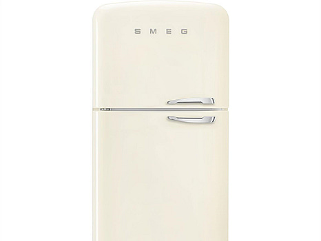 Kyl/Frys Smeg Kombinerad Fristående Creme Vänsterhängd 50's Style FAB50LCR5