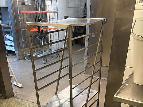 Plåtvagn, 35 x 53 x 127 cm