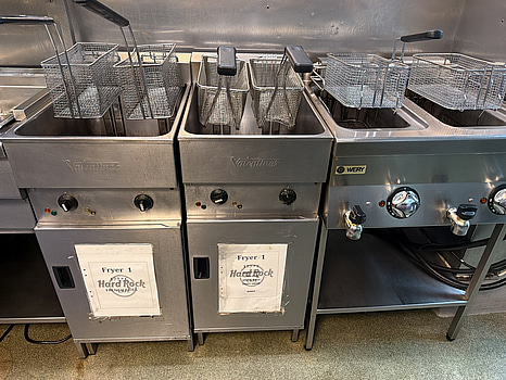 Fritös, Valentine V400T, två korgar