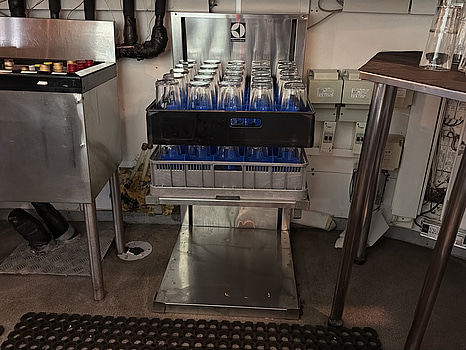 Glasrack rostfritt, Electrolux