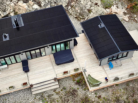 Solcellspaket Ferroamp 6 kW – Leapton 500 W Full Black N-type-paneler, Ferro AI & Weland montagematerial