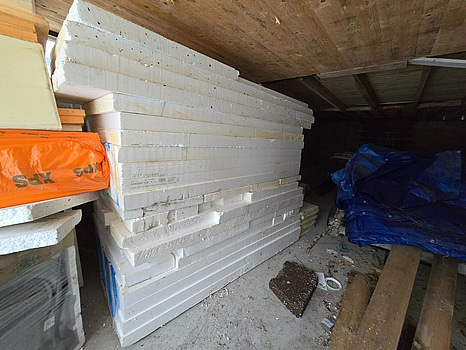 Parti med markisolering, ca 50kvm