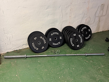 Viktset 170 kg, med stång 20 kg, Thor Fitness