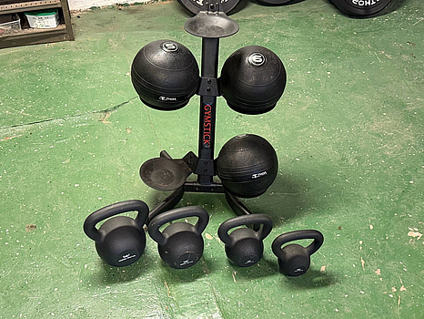 3st slamballs samt Kettlebellset, Thor Fitness/ Nordic Fighter